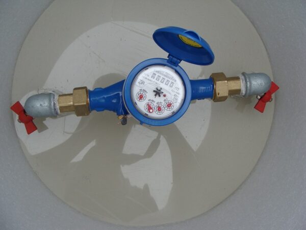 Camin apometru, DN500, echipat cu contor de apa DN15